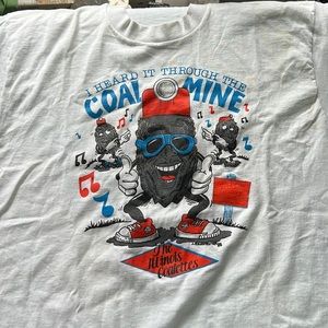 Heard it through the coal mine tee shirt